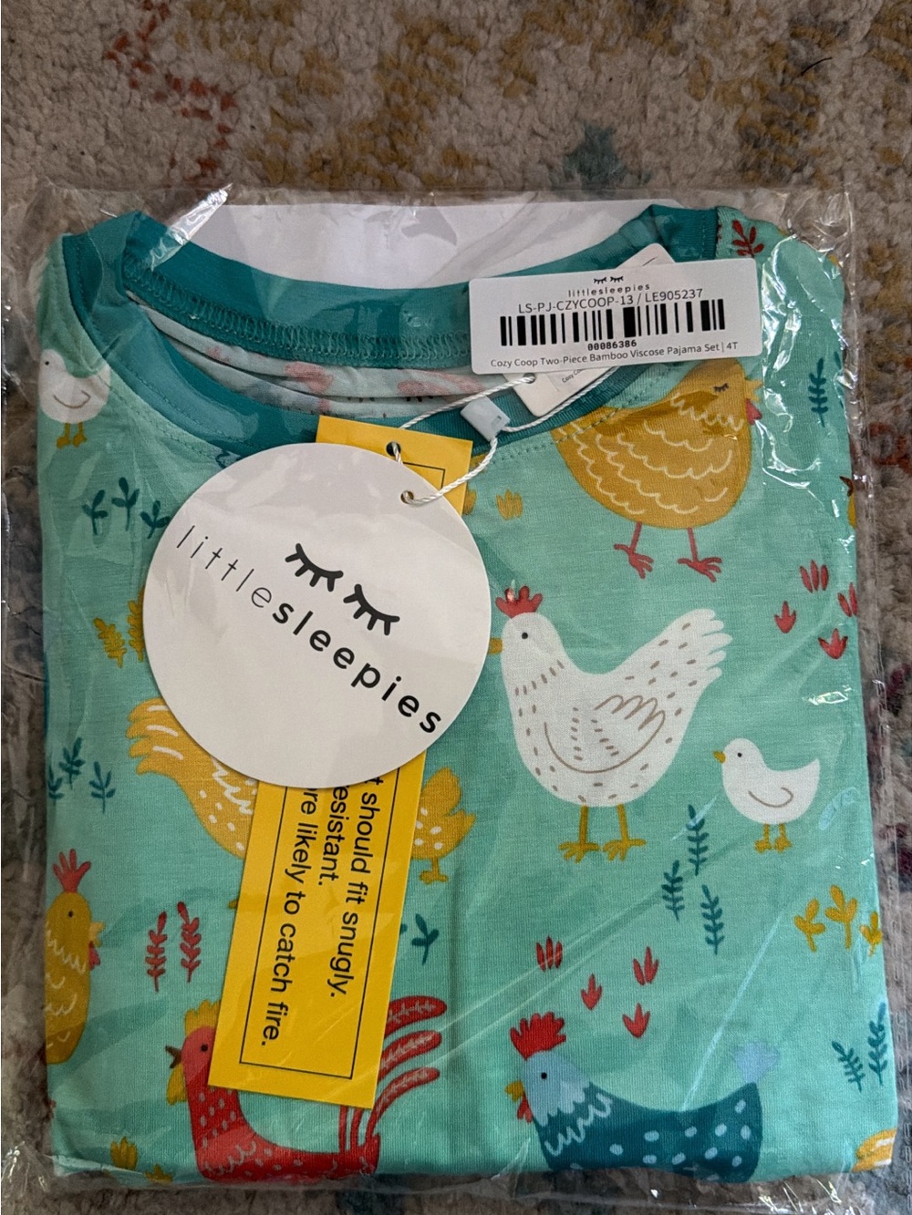 NWT Little Sleepies Cozy Coup Pajama Set